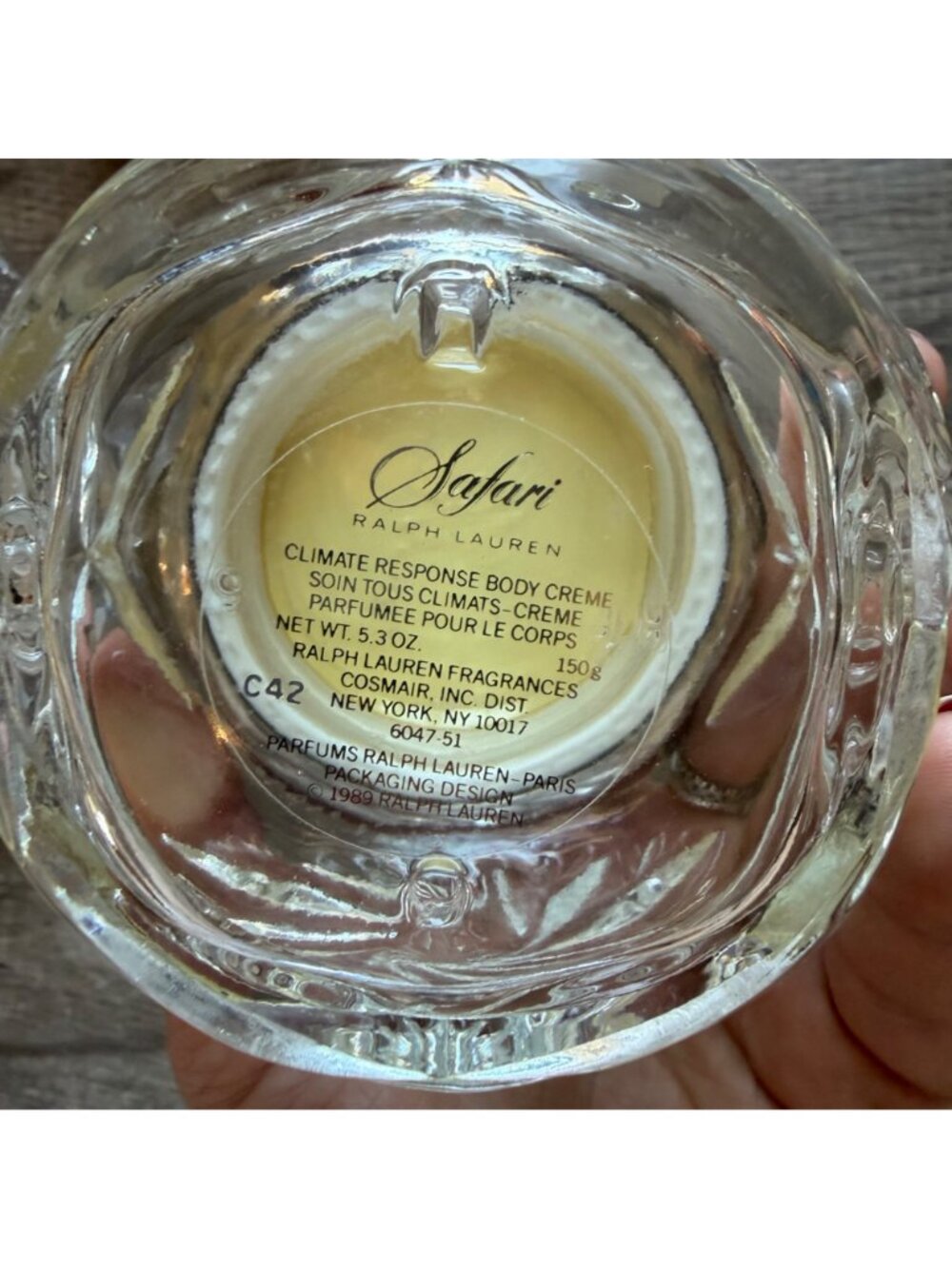 Vintage Ralph Lauren Crystal Vanity Jar & Bottles Set With Ornate - Picture 7 of 14